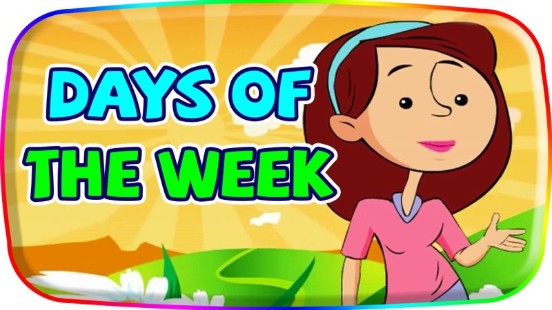 Days of the Week–RAP  5 year olds