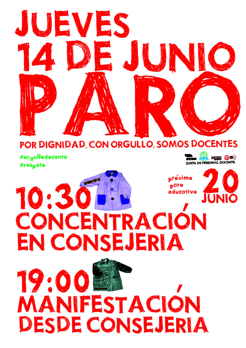 Huelga jueves 14 de junio