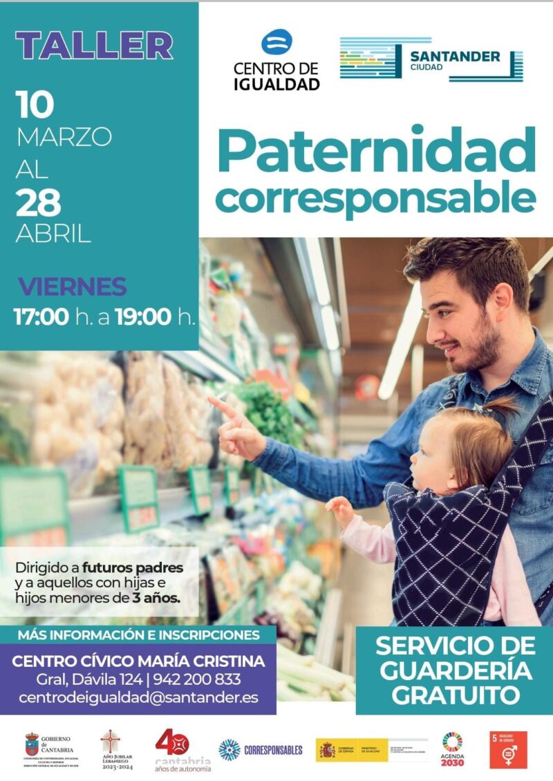 Taller sobre paternidad corresponsable – Ayuntamiento de Santander